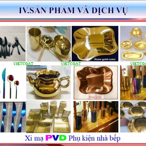 XI MẠ PVD DAO MUỖNG NĨA 